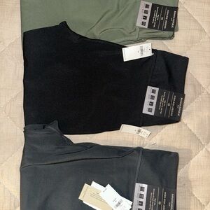 Banana Republic Black and Green Leggings